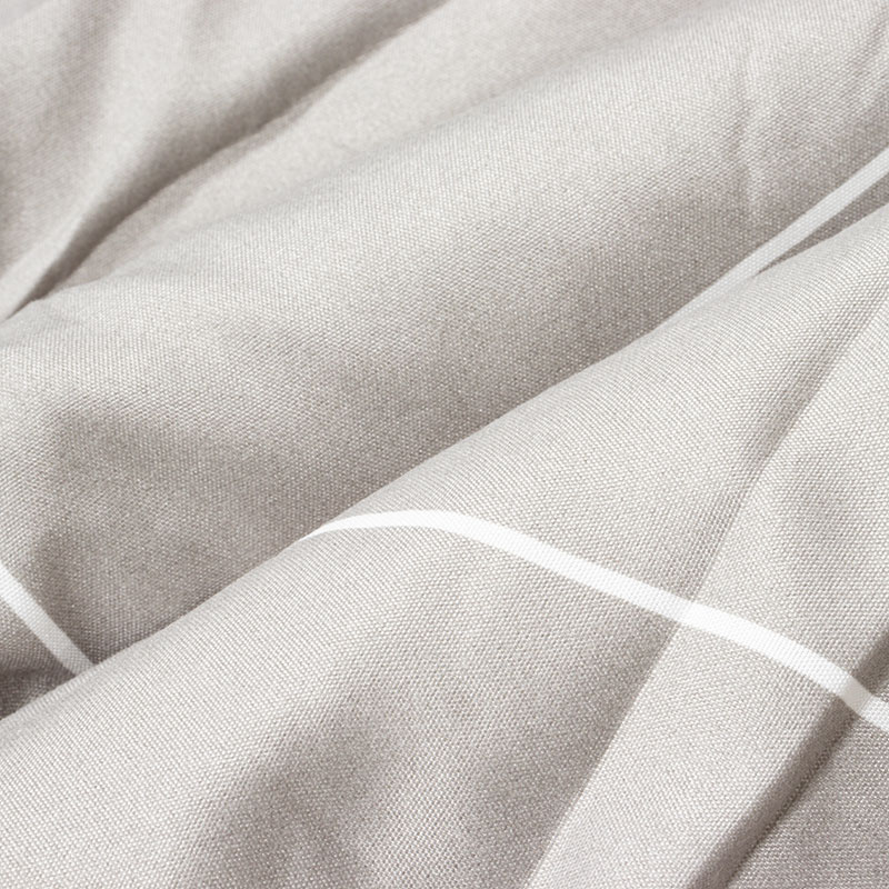 カバーがなくても使える！うす掛け布団 S(シングル)スクエアグレージュ