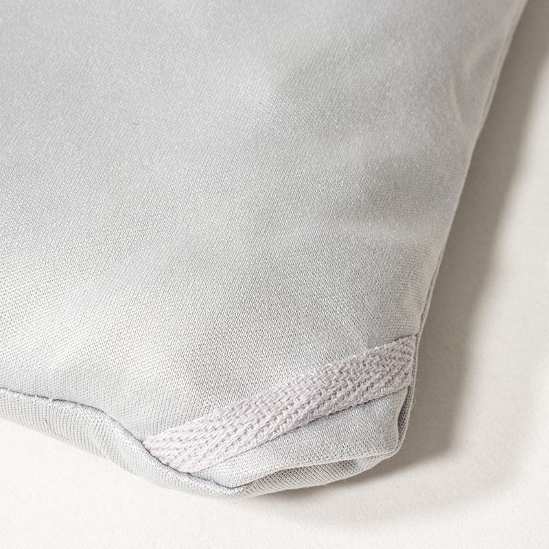 カバーがなくても使える！温度調整掛け布団 シングル(150×210cm) ライトグレー