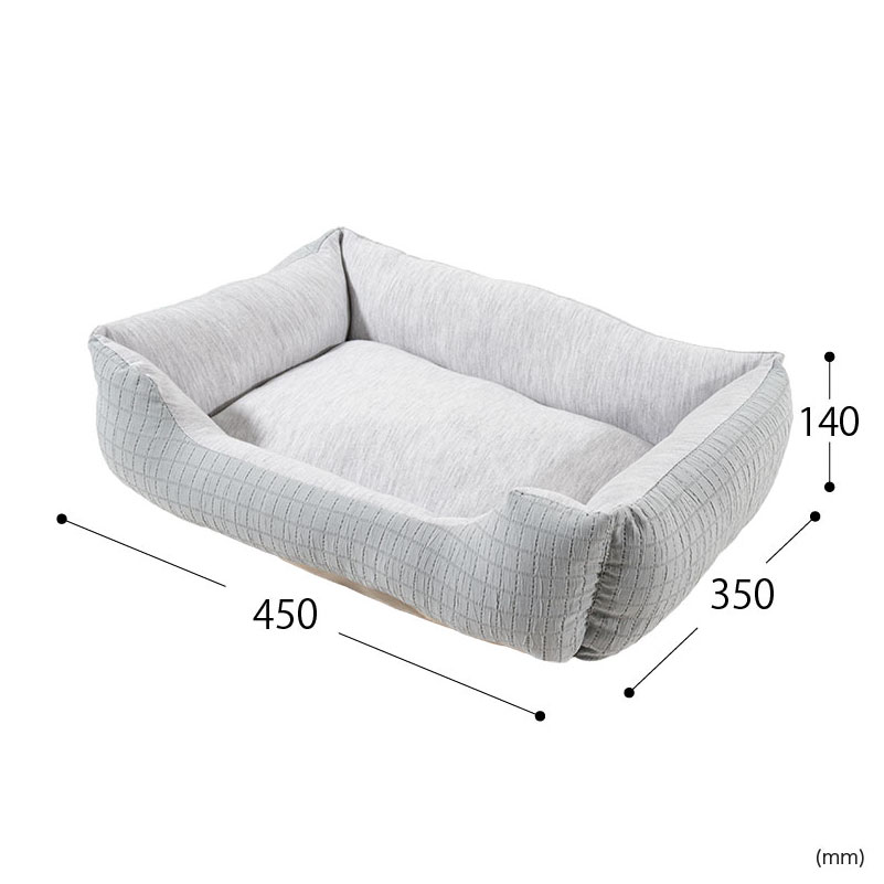 ペットベッド Sサイズ 45×35×14cm ブルー