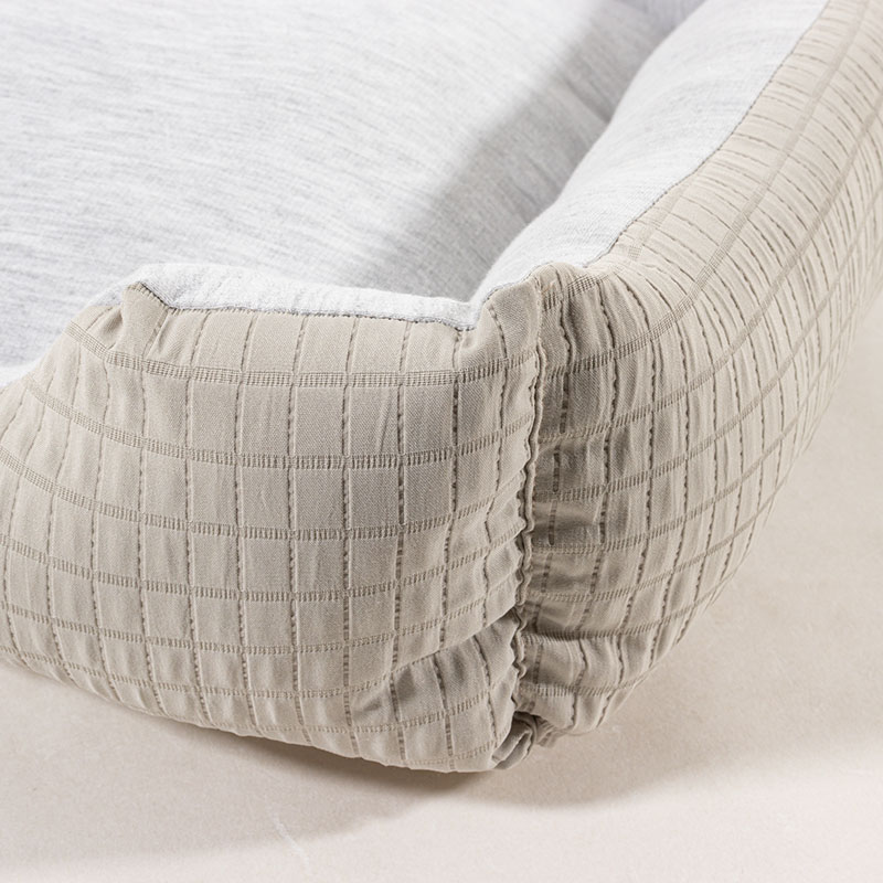 ペットベッド Mサイズ 55×45×14cm グレージュ