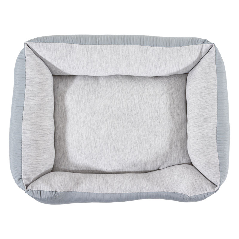 ペットベッド ストライプ Sサイズ 45×35×14cm ブルー