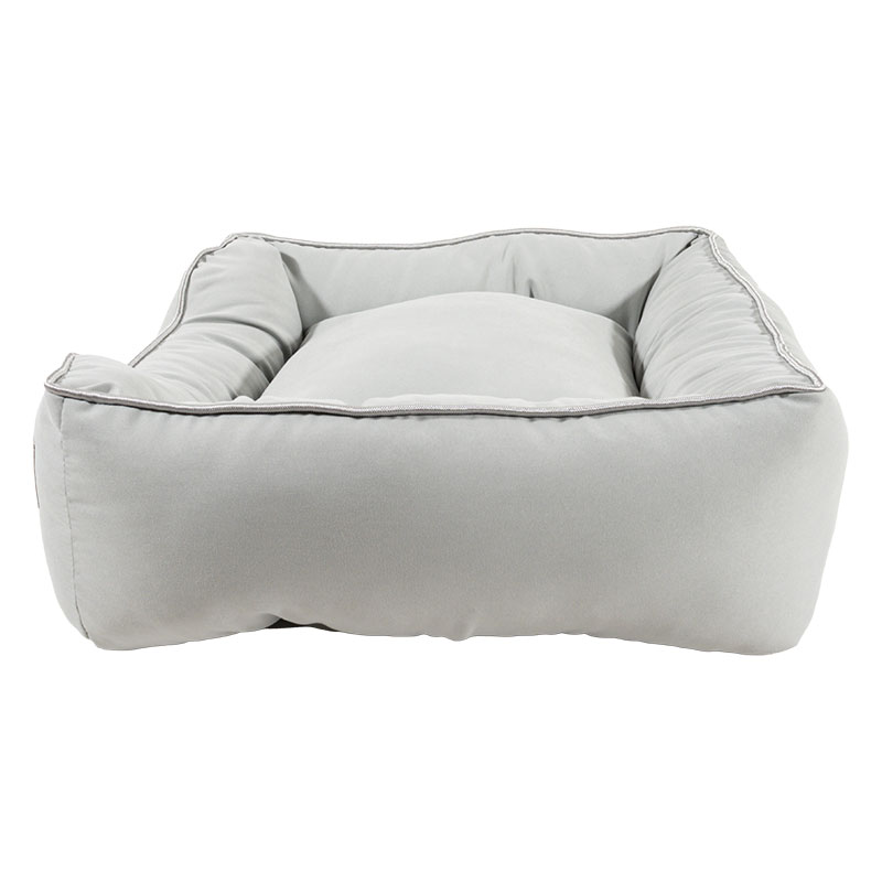 ふわふわペットベッド 50×40×17cm グレー