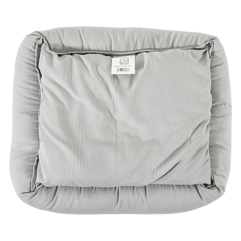 ふわふわペットベッド 50×40×17cm グレー