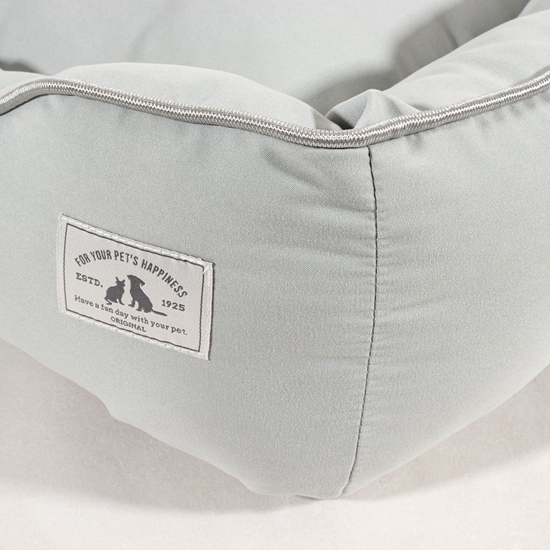 ふわふわペットベッド 50×40×17cm グレー