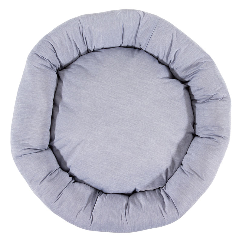 冷感ラウンドベッド 50×50×15cm ブルー