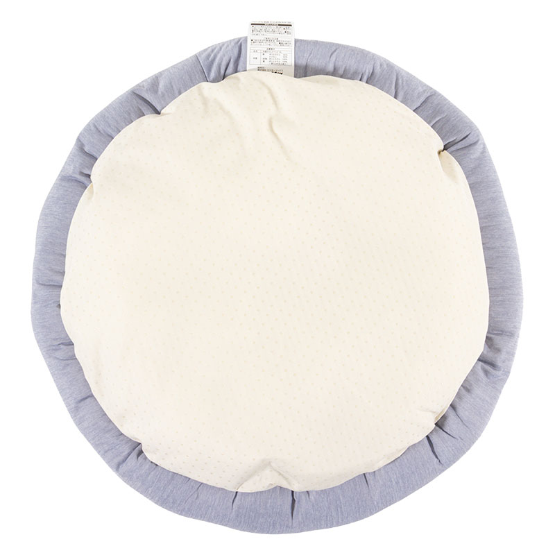 冷感ラウンドベッド 50×50×15cm ブルー