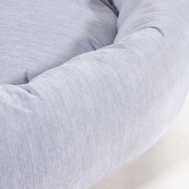 冷感ラウンドベッド 50×50×15cm ブルー