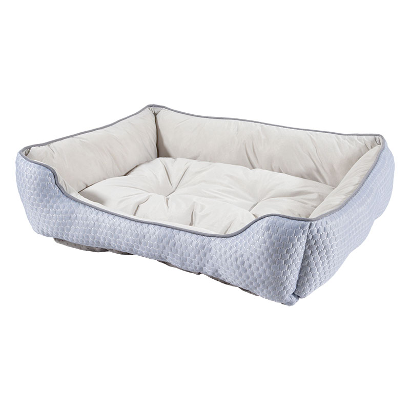 冷感ペットベッド Mサイズ 55×45×14cm パープル