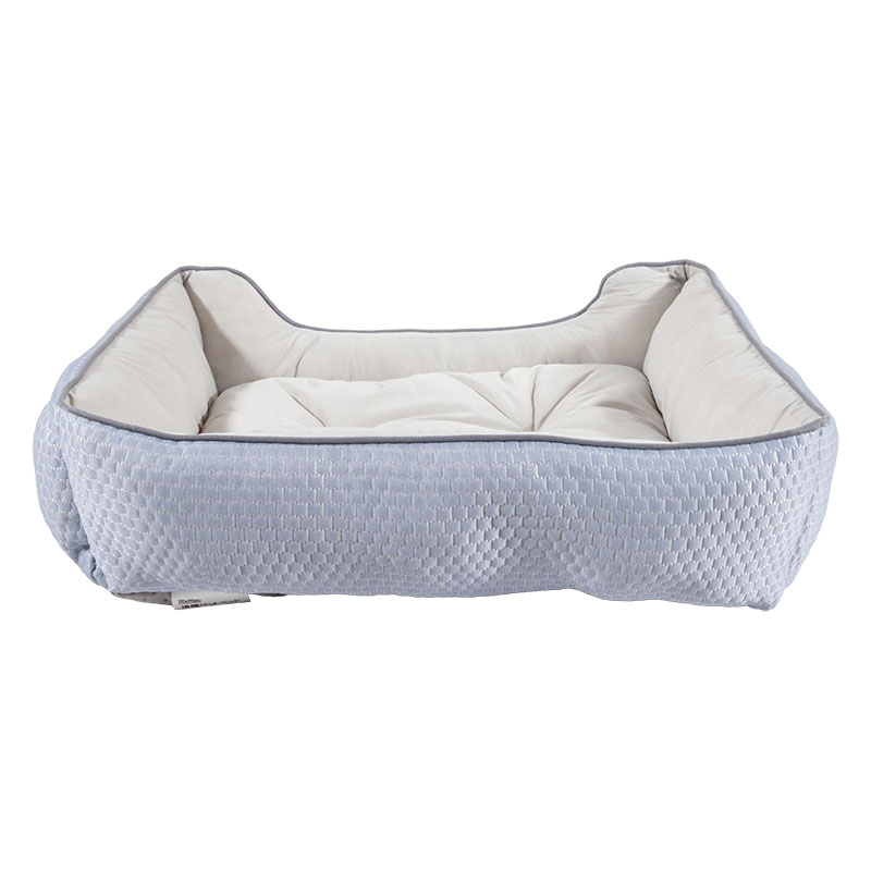 冷感ペットベッド Mサイズ 55×45×14cm パープル