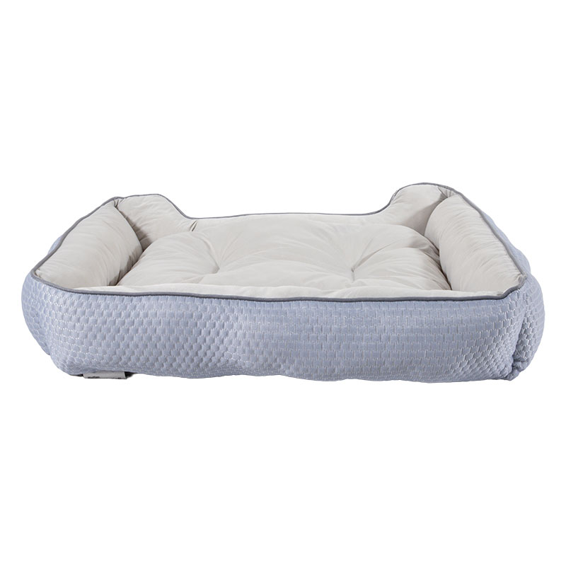 冷感ペットベッド Lサイズ 65×55×14cm パープル