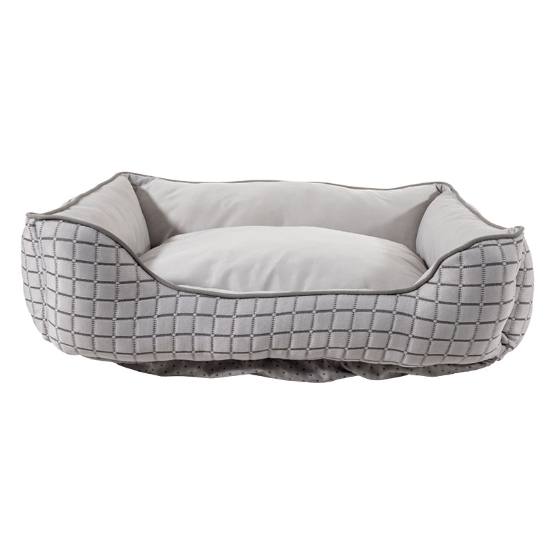 強冷感ペットベッド Mサイズ 55×45×14cm グレー