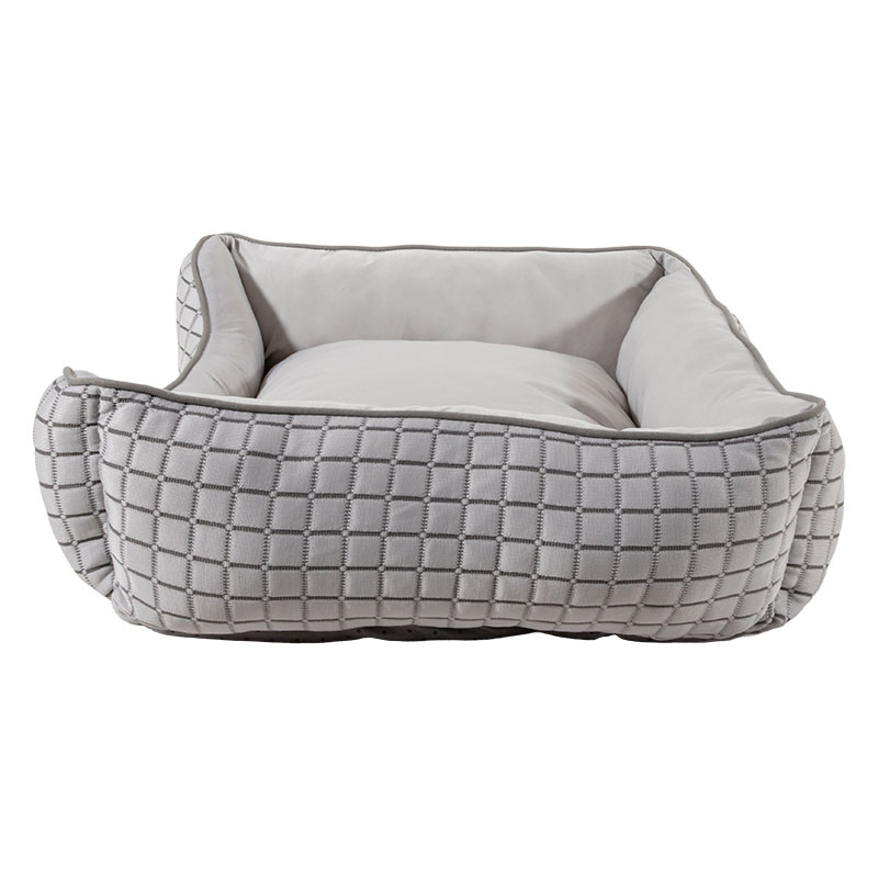 強冷感ペットベッド Mサイズ 55×45×14cm グレー