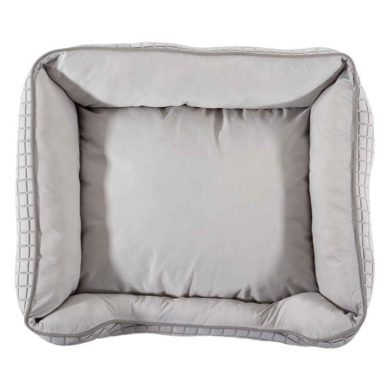 強冷感ペットベッド Mサイズ 55×45×14cm グレー