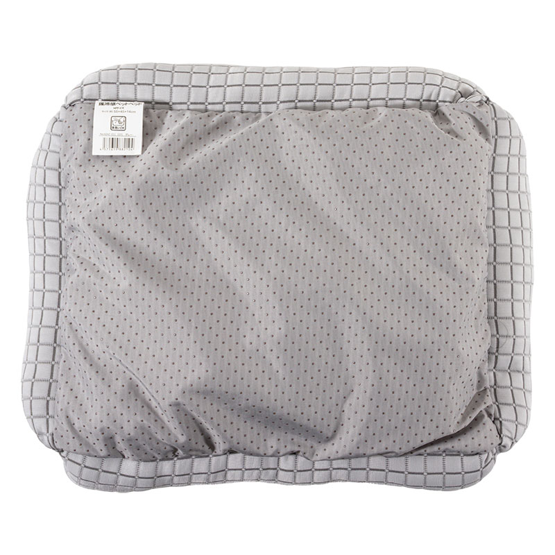 強冷感ペットベッド Mサイズ 55×45×14cm グレー