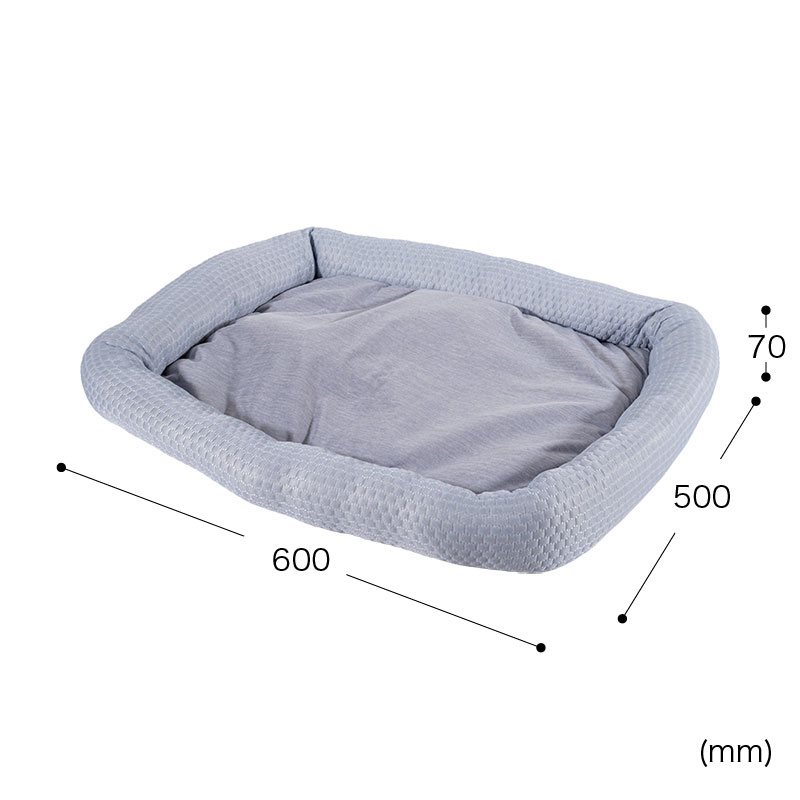 冷感ペットマット Mサイズ 60×50×7cm パープル