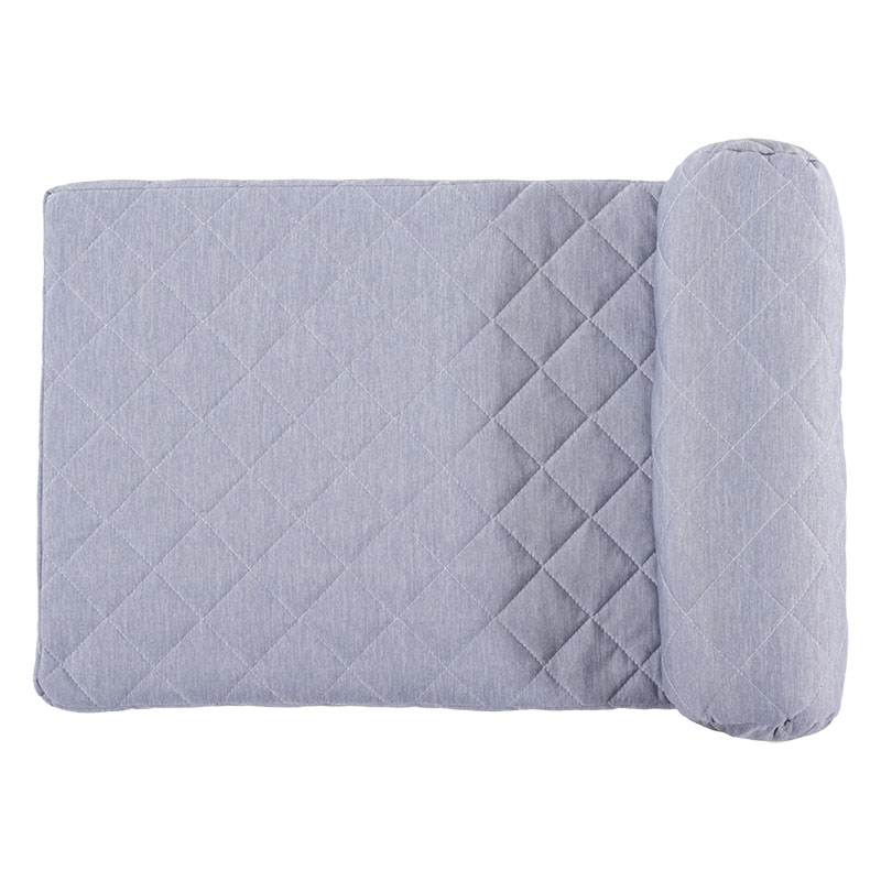 冷感枕つきペットベッド 60×40×11cm ブルー