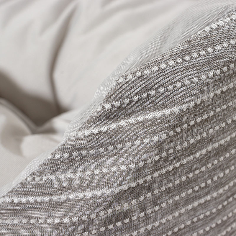 ひんやり丸形ペットベッド Mサイズ 46×37×17cm グレー