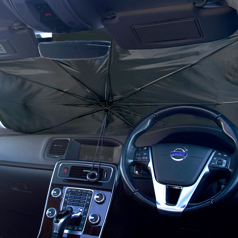 キズがつきにくい 傘型フロントシェード M 軽自動車｜普通車用 約幅125×高さ65cm