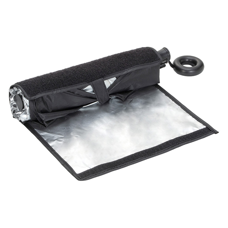 キズがつきにくい 傘型フロントシェード L 普通車｜大型車用 約幅138×高さ77cm