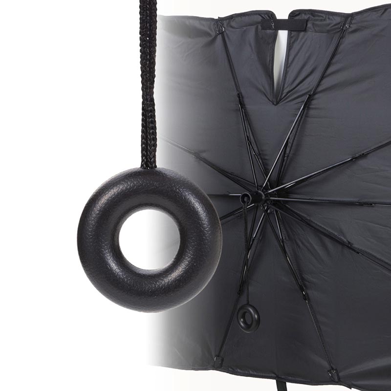 キズがつきにくい 傘型フロントシェード L 普通車｜大型車用 約幅138×高さ77cm