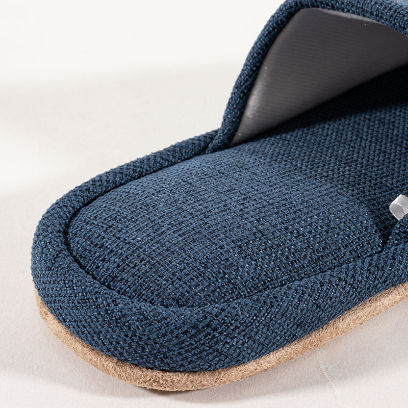 スリッパ 無地 M(23-25cm)ネイビー