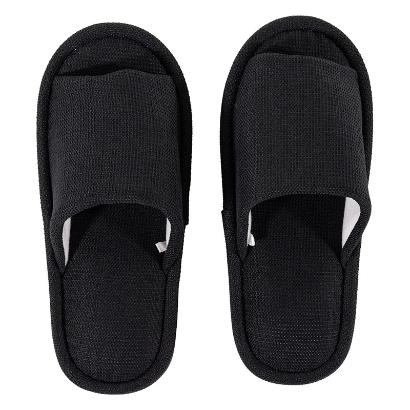 スリッパ 無地 M(23-25cm)ブラック