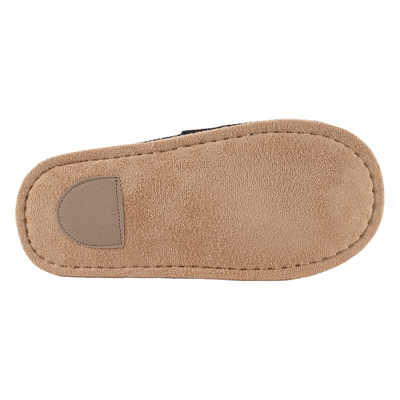 スリッパ 無地 M(23-25cm)ブラック