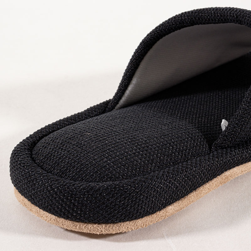 スリッパ 無地 M(23-25cm)ブラック