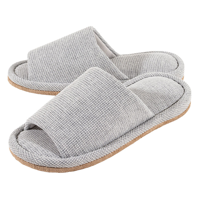 スリッパ 無地 M(23-25cm)グレー