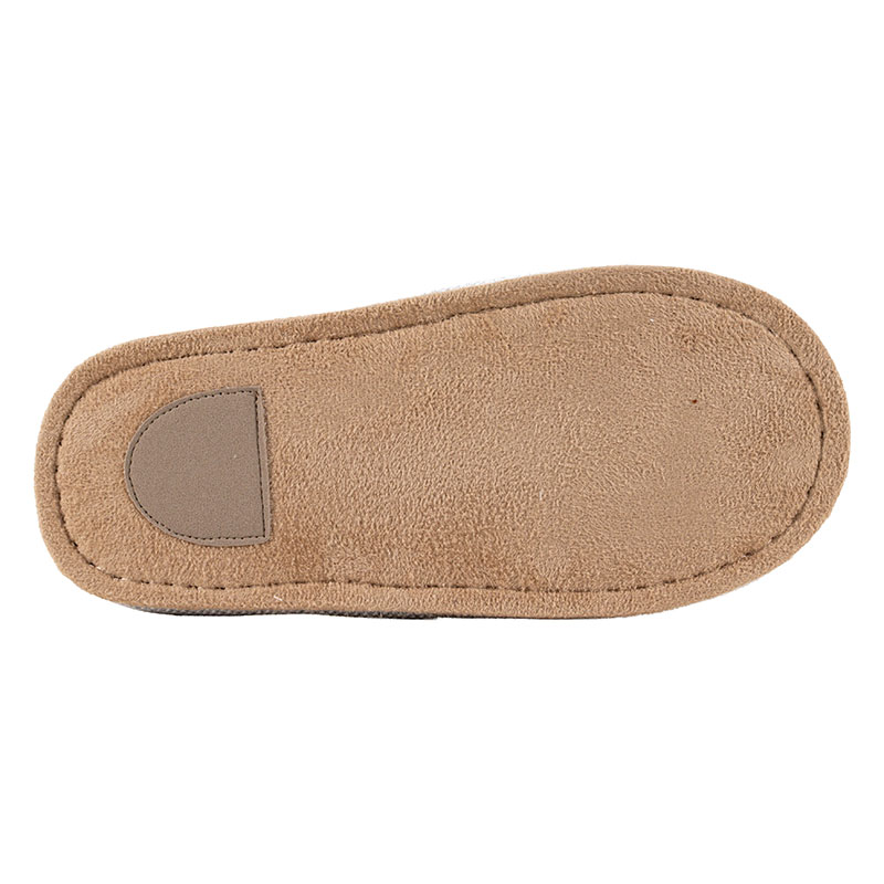 スリッパ 無地 M(23-25cm)グレー