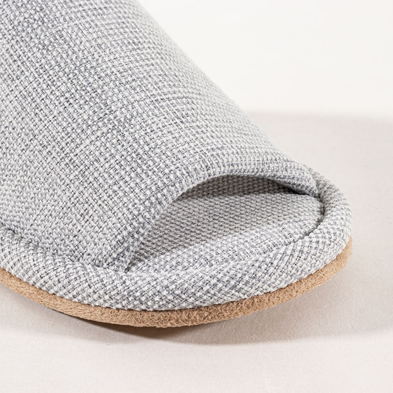 スリッパ 無地 M(23-25cm)グレー