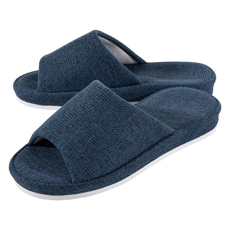 フィットするスリッパ M(23-25cm)ネイビー