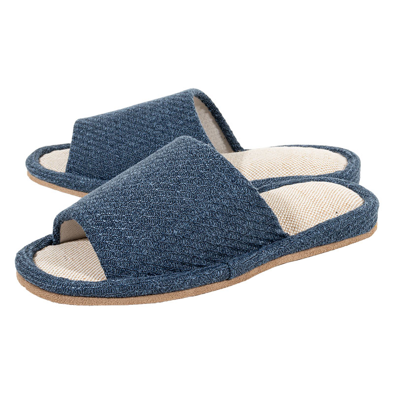 綿スリッパ フリー 24-26cm ネイビー