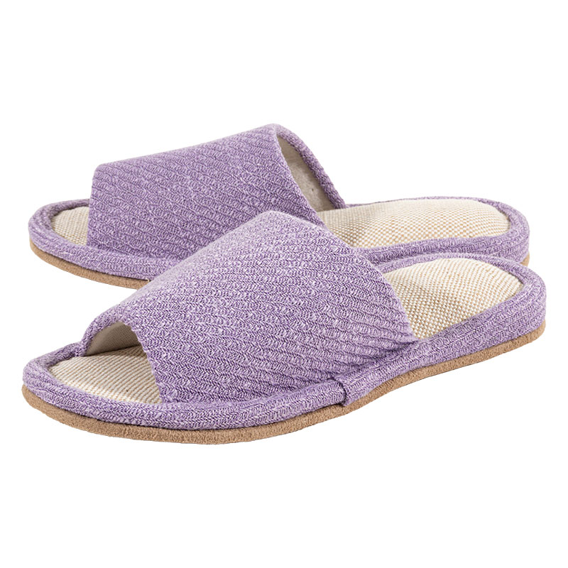 綿スリッパ フリー 24-26cm パープル