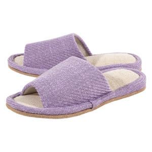 綿スリッパ フリー 24-26cm パープル