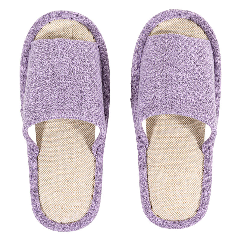 綿スリッパ フリー 24-26cm パープル