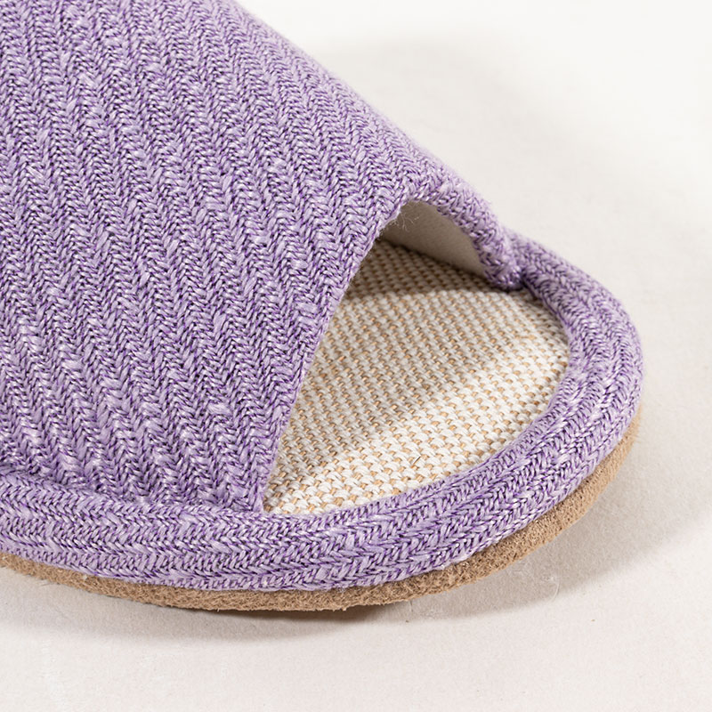綿スリッパ フリー 24-26cm パープル