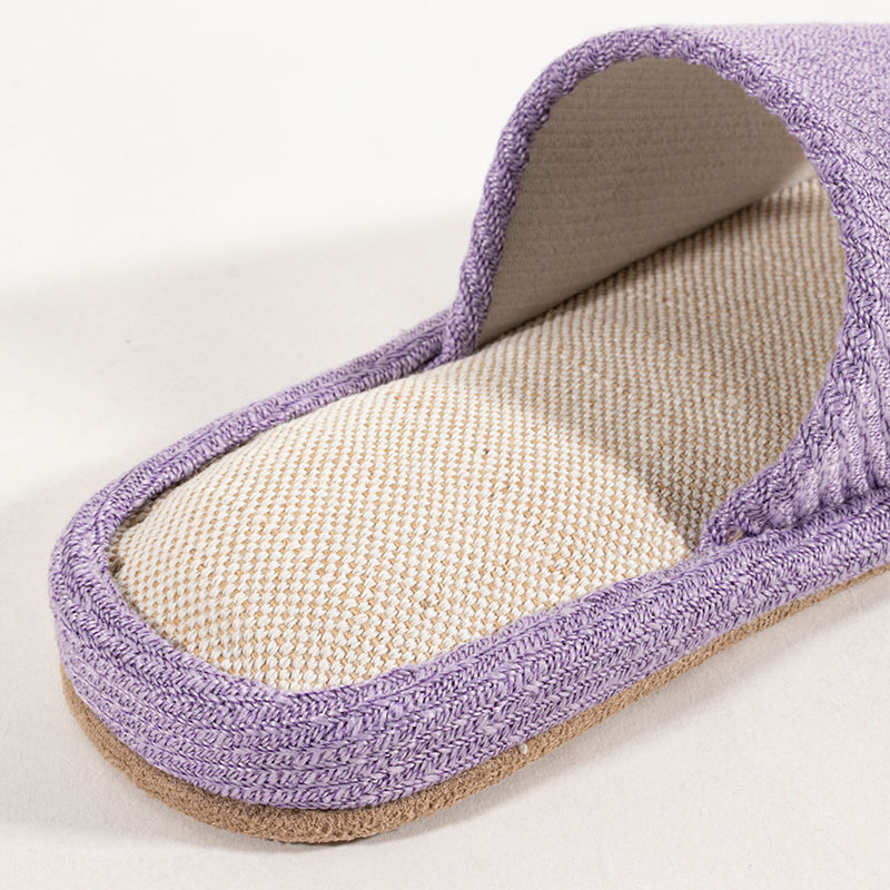 綿スリッパ フリー 24-26cm パープル