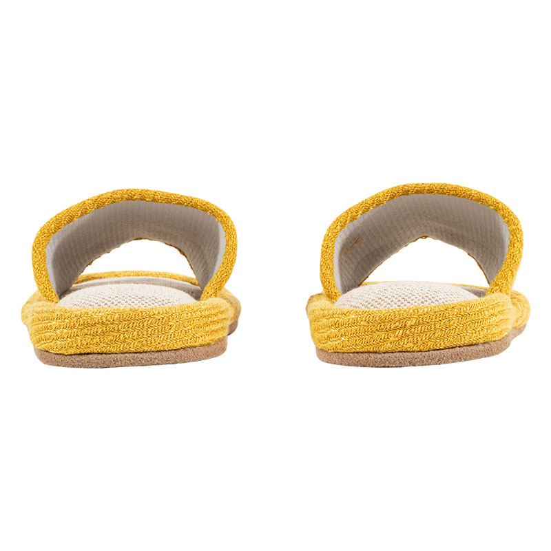 綿スリッパ フリー 24-26cm イエロー