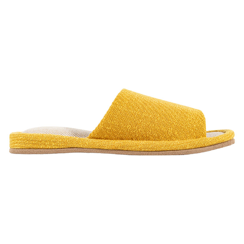 綿スリッパ フリー 24-26cm イエロー