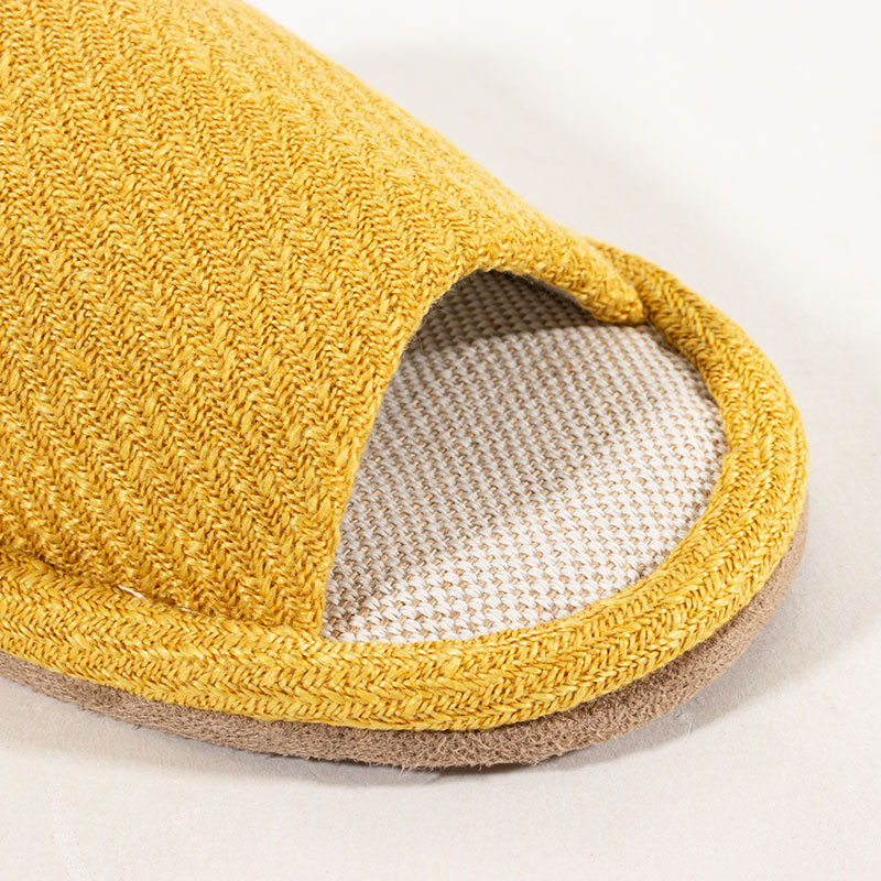 綿スリッパ フリー 24-26cm イエロー