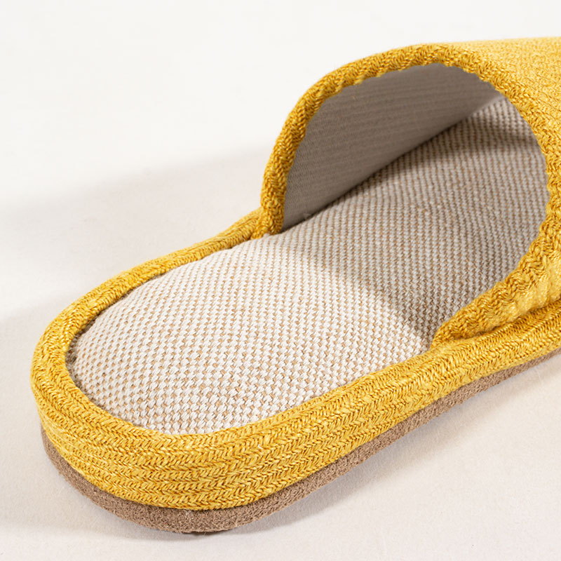 綿スリッパ フリー 24-26cm イエロー