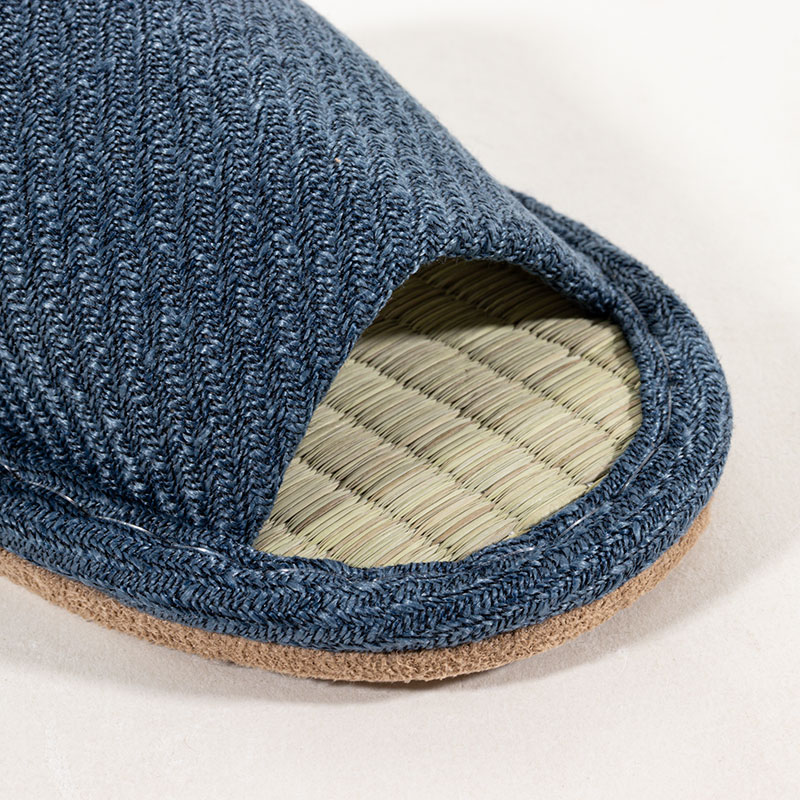 い草スリッパ フリー 24-26cm ネイビー