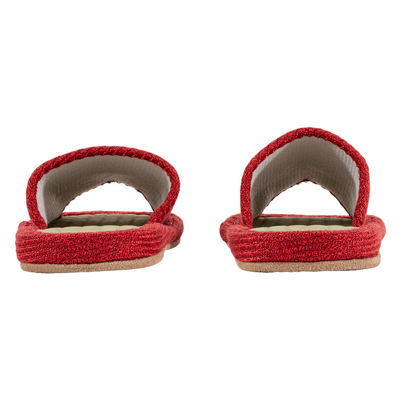 い草スリッパ フリー 24-26cm レッド