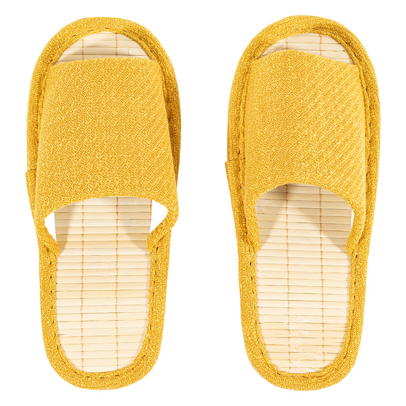 竹スリッパ フリー 24-26cm イエロー