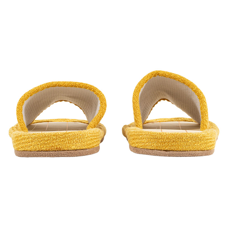 竹スリッパ フリー 24-26cm イエロー