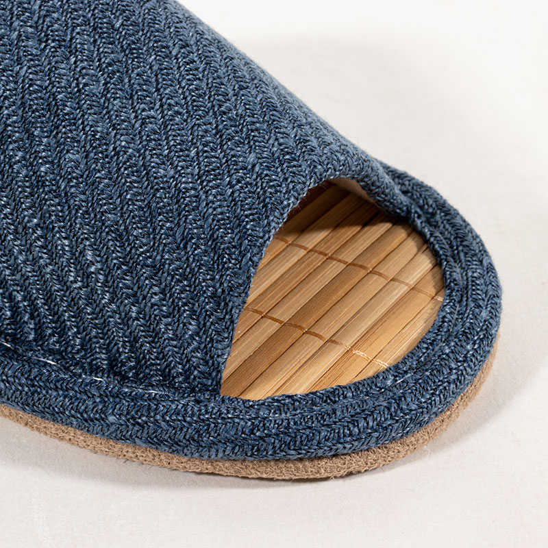 竹スリッパ フリー 24-26cm ネイビー