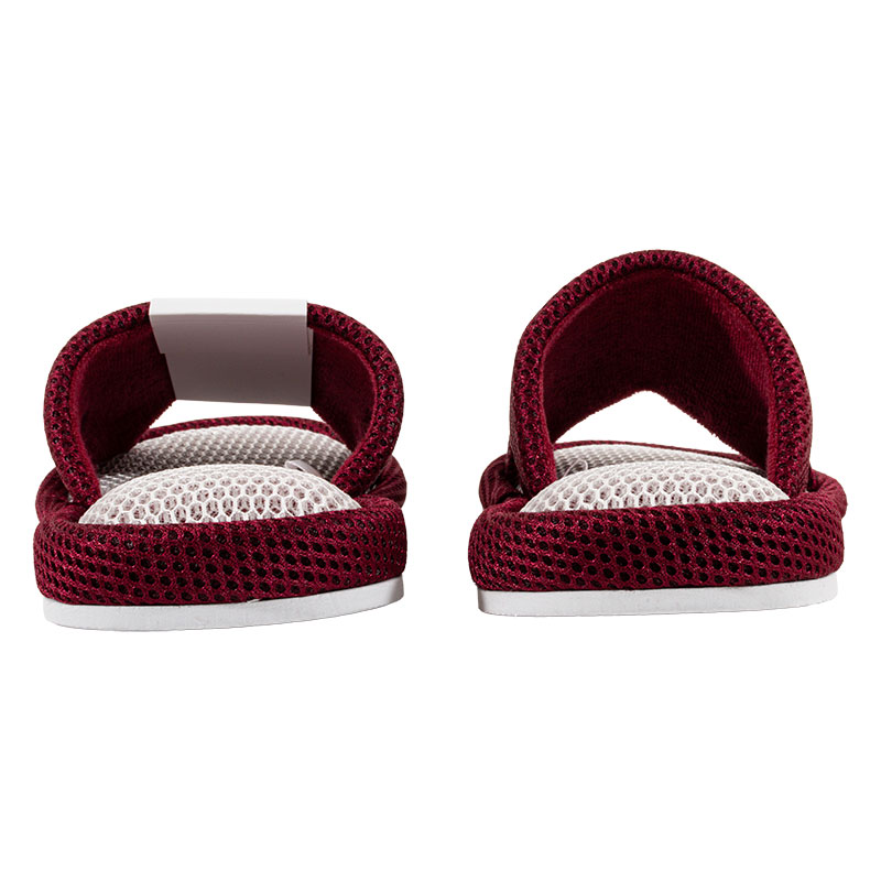 快適メッシュスリッパ M(23-25cm)ワインレッド