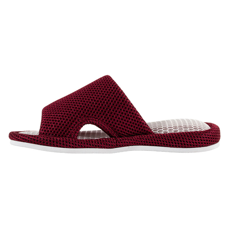 快適メッシュスリッパ M(23-25cm)ワインレッド