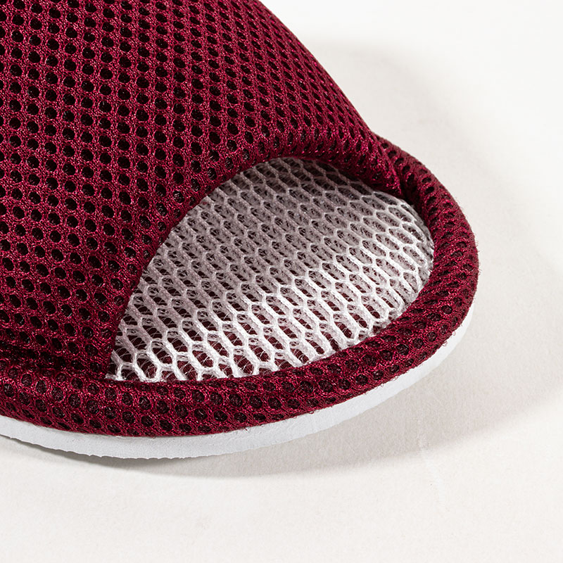 快適メッシュスリッパ M(23-25cm)ワインレッド